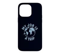 Custodia per iPhone 14 Pro Max Travel Job è un umorismo aereo di Trip Globe