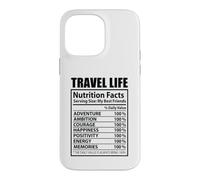 Custodia per iPhone 14 Pro Max Travel Life Fatti nutrizionali Vacanza divertente
