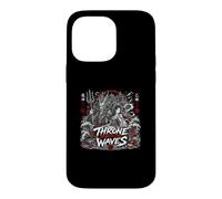 Custodia per iPhone 14 Pro Max Trono Sotto Le Onde Giapponesi Giapponese Dragon Lord