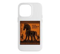 Custodia per iPhone 14 Pro Max Troy One Night Only Trojan Horse Greco Mitologia Arte