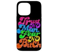 Custodia per iPhone 14 Pro Max Trust No Man Fear NoOne - Design audace