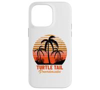 Custodia per iPhone 14 Pro Max Turtle Tail Beach Providenciales Turks e Caicos