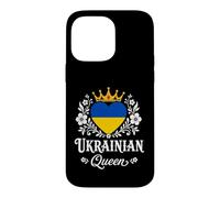 Custodia per iPhone 14 Pro Max Ukrainian Queen Ukraine Flag Proud Ukrainian Woman