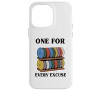 Custodia per iPhone 14 Pro Max Uno per ogni scusa scherzo Uomini Disc Golf