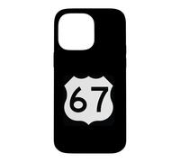 Custodia per iPhone 14 Pro Max US Route 67 segno