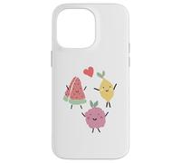 Custodia per iPhone 14 Pro Max Valentine Raspberry Lemon Anguria Cuore Love Red Fun Tee