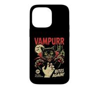Custodia per iPhone 14 Pro Max Vampurr Bites Again Spooky Cat Vampiro Halloween Ghoul