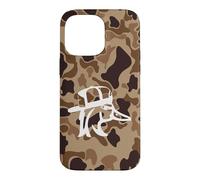 Custodia per iPhone 14 Pro Max Vecchia Scuola Camo Southern Duck Cacciatori Con Cane All'aperto