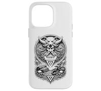 Custodia per iPhone 14 Pro Max Veles Simbolo Rune Slavo Pagano Sciamano Totem Arte