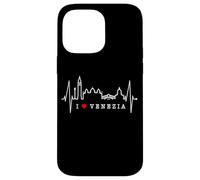 Custodia per iPhone 14 Pro Max Venezia Skyline Battito del Cuore L'Italia Love Amo Venezia