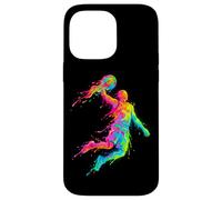 Custodia per iPhone 14 Pro Max Vernice colorata Splatter Basket Slam Dunk Uomini Donne