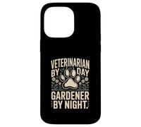 Custodia per iPhone 14 Pro Max Veterinario Di Giorno Giardiniere Di Notte Flore