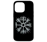 Custodia per iPhone 14 Pro Max Vichingo Vegvisir Walhalla rune bussola nordica