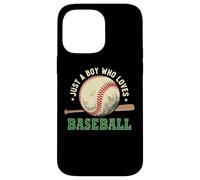Custodia per iPhone 14 Pro Max Vintage Baseball Lover, Just A Boy Who Loves Baseball