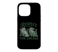 Custodia per iPhone 14 Pro Max Vintage Florida Respect The Locals Nature Manatee Crocodile