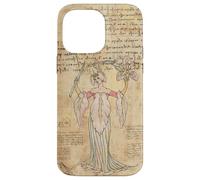 Custodia per iPhone 14 Pro Max Vintage Flower Fairy Illustration Cute Fairycore Aesthetic
