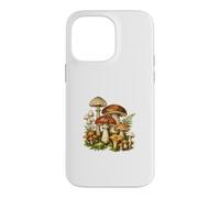 Custodia per iPhone 14 Pro Max Vintage Funghi Botanici Cottagecore Natura Foresta