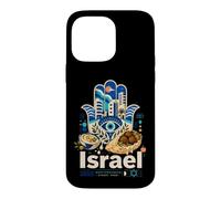 Custodia per iPhone 14 Pro Max Vintage Israele Viaggio Souvenir Landmark Gift