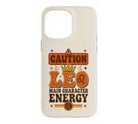 Custodia per iPhone 14 Pro Max Vintage Leo Zodiac «Protagonista Energy» Boho Sun
