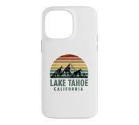 Custodia per iPhone 14 Pro Max Vintage Mountains Hiking Camping Lake Tahoe California