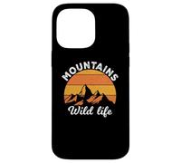 Custodia per iPhone 14 Pro Max Vintage Retro Mountains Outdoor Wildlife Mountain Adventure