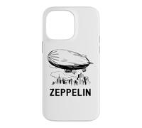 Custodia per iPhone 14 Pro Max Vintage Retro Zeppelin - Dirigible Airship Sketch
