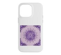 Custodia per iPhone 14 Pro Max Viola Lavanda Mandala Floreale