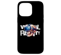 Custodia per iPhone 14 Pro Max Virtual Reality Skull VR Gamer Futuristic Art