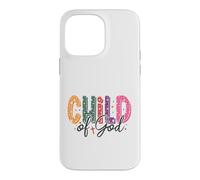 Custodia per iPhone 14 Pro Max Vivace design con lettere stellate e fede cristiana