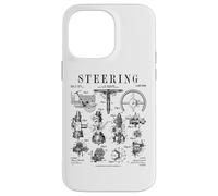 Custodia per iPhone 14 Pro Max Volante Auto Meccanico Auto Vintage Brevetto