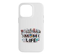 Custodia per iPhone 14 Pro Max Volleyball Mom Life Volleyball Mama Team Mom Gift