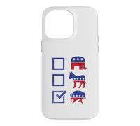 Custodia per iPhone 14 Pro Max Votazione USA Democratico Procione repubblicano Casella di controllo americana