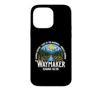Custodia per iPhone 14 Pro Max Waymaker Isaia 42:16 - Cristiano Gesù Fede Chiesa