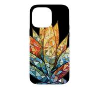 Custodia per iPhone 14 Pro Max Weber Agave Pianta Maguey Liso Agave Weberi Geometrica Messicana