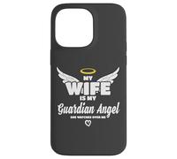 Custodia per iPhone 14 Pro Max Wife Is My Angel She Watches Over Me In Memory