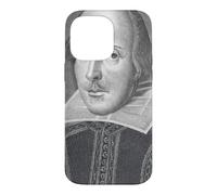 Custodia per iPhone 14 Pro Max William Shakespeare Ritratto Teatro Scrittore Storico