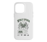 Custodia per iPhone 14 Pro Max Wolf Spider Lycosidae Arachnid Natural History