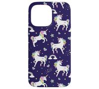 Custodia per iPhone 14 Pro Max Womens Kids Girls Pretty Unicorn Pattern