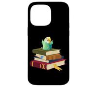 Custodia per iPhone 14 Pro Max Womens Kids Girls Reading Books Happy Parakeet Lover