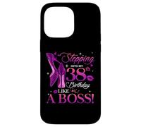 Custodia per iPhone 14 Pro Max Women's Stepping Into My 38th Birthday Queen 38 Years Old