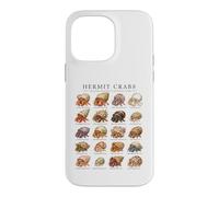 Custodia per iPhone 14 Pro Max World of Hermit Crabs Crostacei Biologia Marina Ragazzi Ragazze