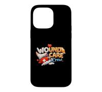 Custodia per iPhone 14 Pro Max Wound Care Crew Leopard Nursing Ferita Ostomia Infermiera WCN RN