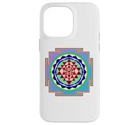 Custodia per iPhone 14 Pro Max Yantra Meditazione Design Simbolo Tradizione Indù