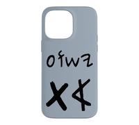 Custodia per iPhone 14 Pro Max Yeshua Aleph Tav Gesù Primo Ultimo in Ebraico Paleo (nero)