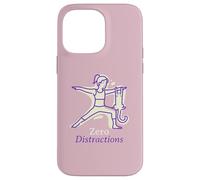 Custodia per iPhone 14 Pro Max Yoga Pose Cat Lover Illustration | Zero Distractions