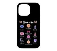 Custodia per iPhone 14 Pro Max You Are Flower Beautiful Christian Religious Bible Verse