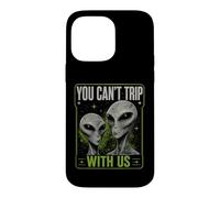 Custodia per iPhone 14 Pro Max You Can't Trip With Us Funny Alien Retro Vintage UFO Graphic