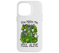 Custodia per iPhone 14 Pro Max You Make Me Feel Alive Plant Lover Scheletro Giardiniere gotico
