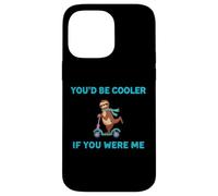 Custodia per iPhone 14 Pro Max You'd Be Cooler If You Were Me - Monopattino divertente con bradipo