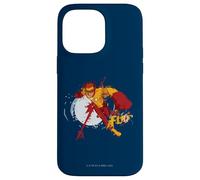 Custodia per iPhone 14 Pro Max Young Justice Splatter Art Kid Flash Logo